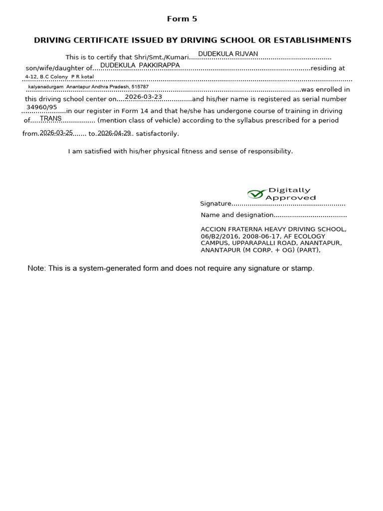 Form5 | PDF