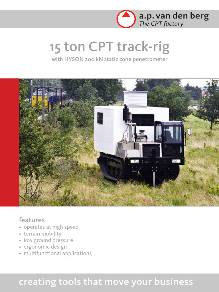 CPT Rig Morooka Crawler | PDF | Vehicles | Machines