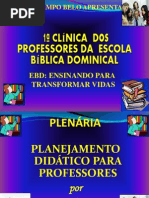 1ª CLÍNICA EBD PLANEJAMENTO