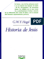 Hegel - Historia de Jesus