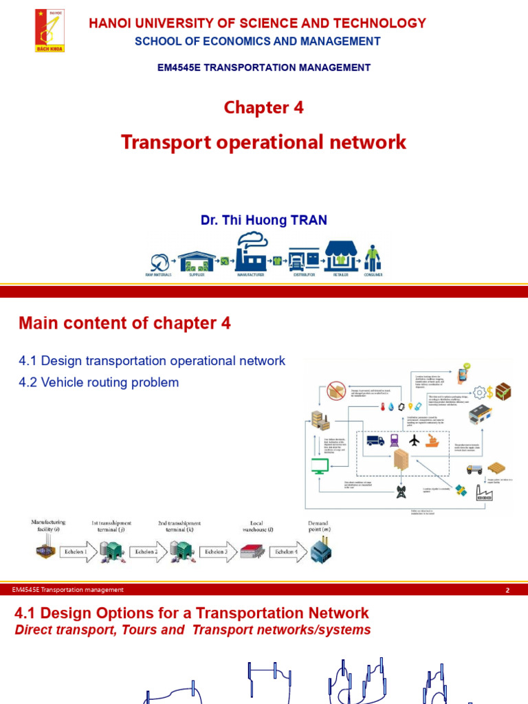 2026 Transportation Mgt Ch04 Network | PDF | Mathematical Optimization ...