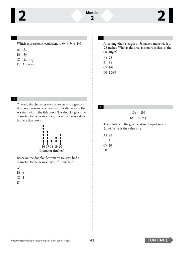 section 2 math sat | PDF | Function (Mathematics) | Mathematics