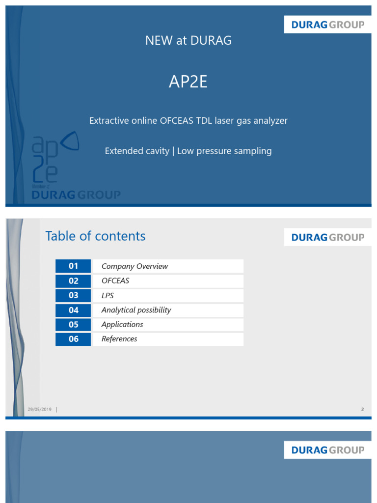 General Presentation - AP2E En | PDF | Absorption Spectroscopy | Laser