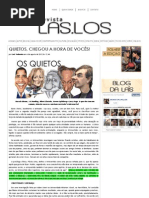 QUIETOS, CHEGOU A HORA DE VOCÊS! « Revista LAS