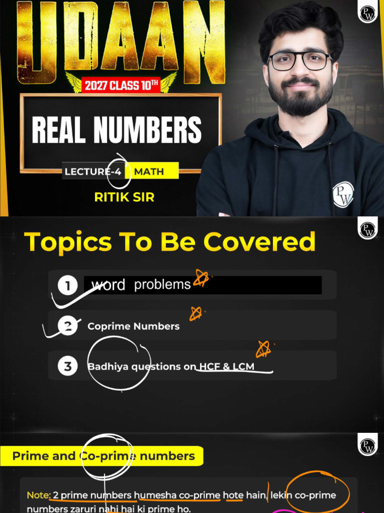 Real Numbers 04 Class Notes | PDF