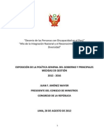 103461001 Discurso Completo Premier Juan Jimenez