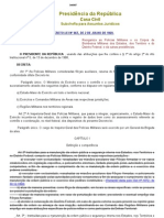 Del0667-Reorganização Das Policias Militares No Brasil - Virou Lei