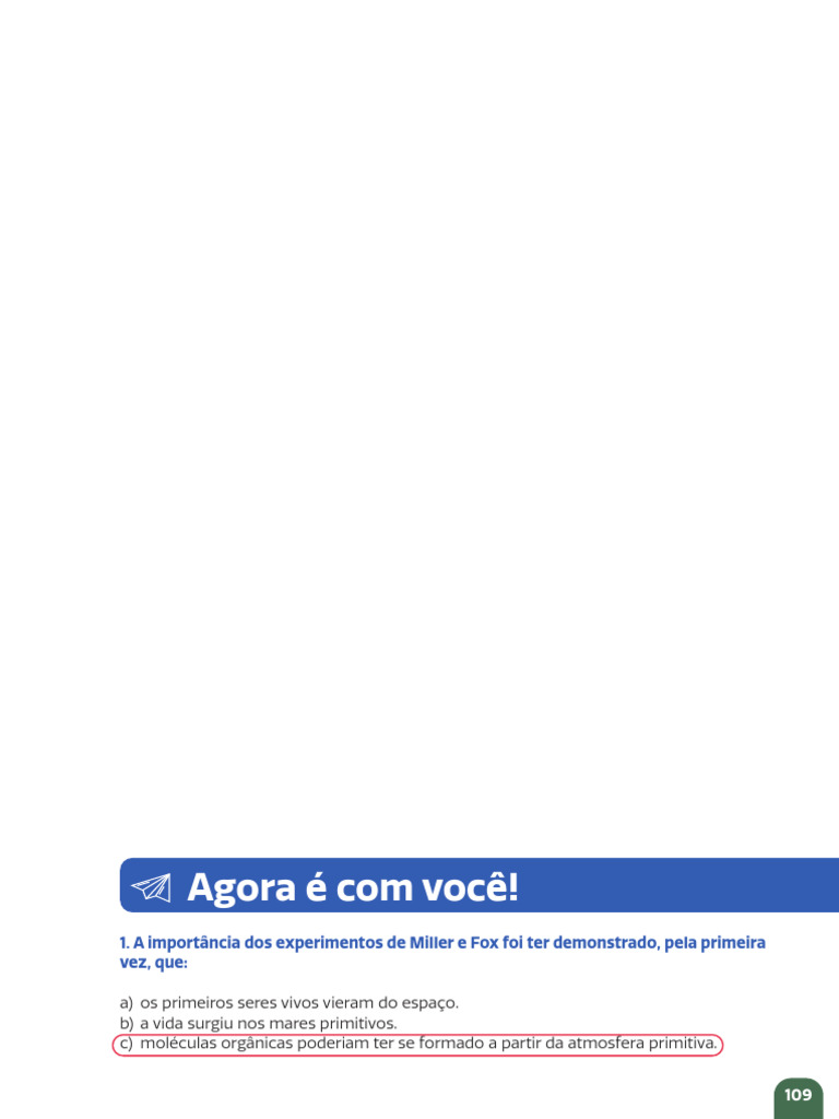 Caderno de matemática e ciências da natureza | PDF | Abiogênese | Vida