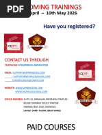 NIPAM Training 2026-2027 | PDF