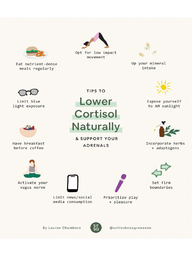 Lower Cortisol Levels | PDF