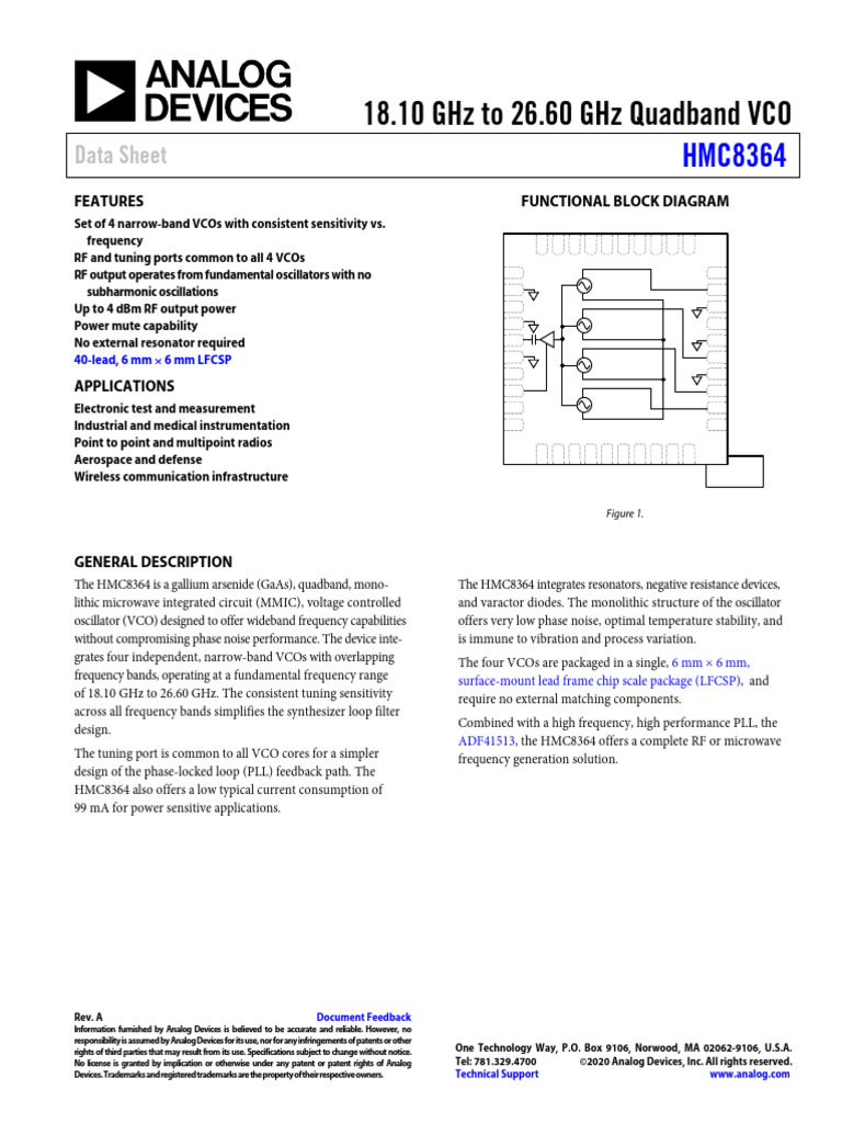 hmc8364 | PDF | Electrostatic Discharge | Electrical Engineering