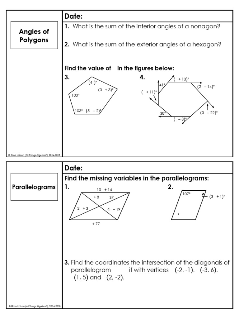 Week 5 Bell Ringers for 4th Six Weeks (1) | PDF | Rectangle | Classical ...