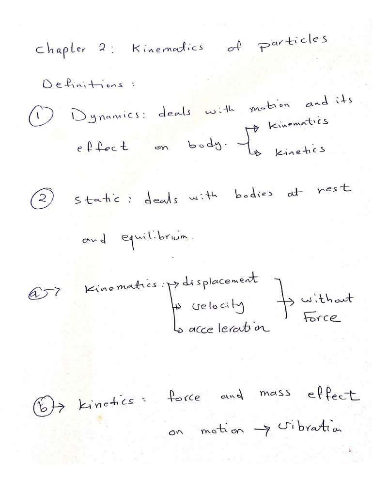 Dynamics Notes | PDF