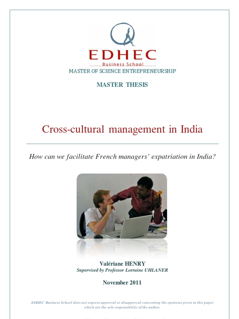 organizational culture master thesis