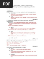 Ics 2303 Multimedia - Examination