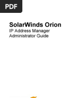 SolarWinds Orion IPAM AdministratorGuide