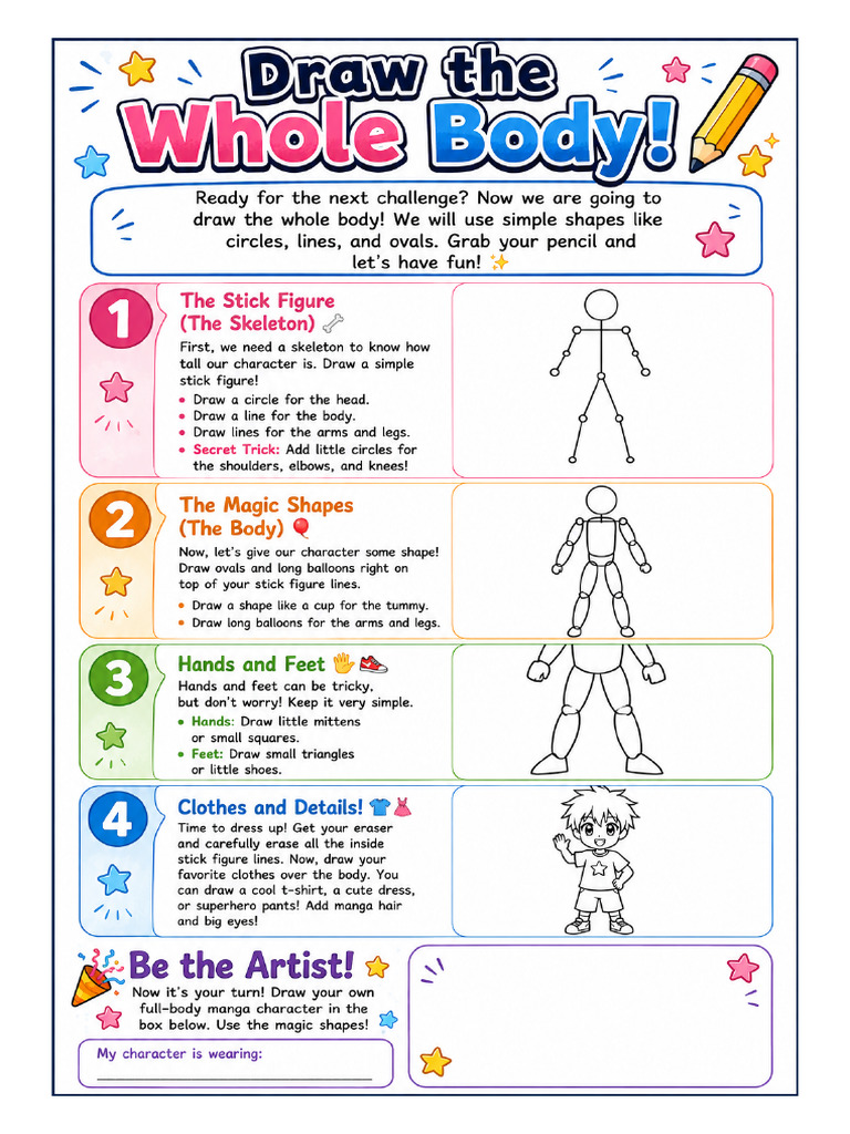 Let's Draw the Whole Body | PDF