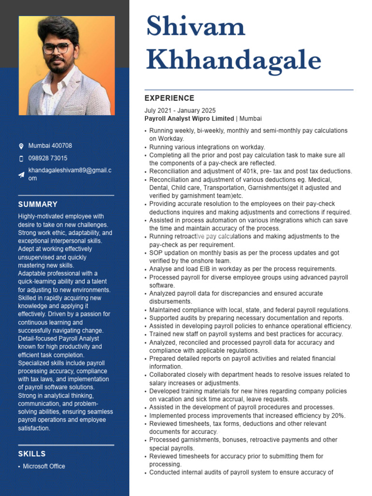 Professional Resume Building | PDF | Payroll | Employment