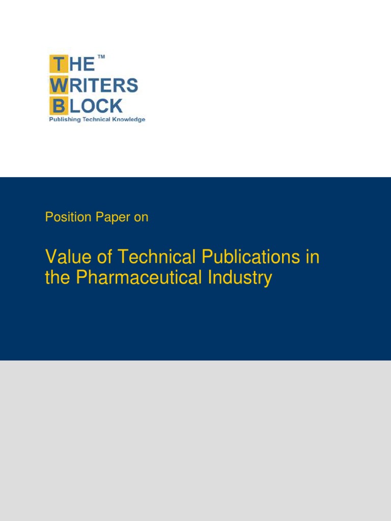TWB Position Paper Pharmaceutical Industry | PDF | Pharmaceutical Drug ...