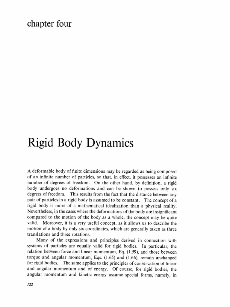 Rigid Body Diagram | PDF