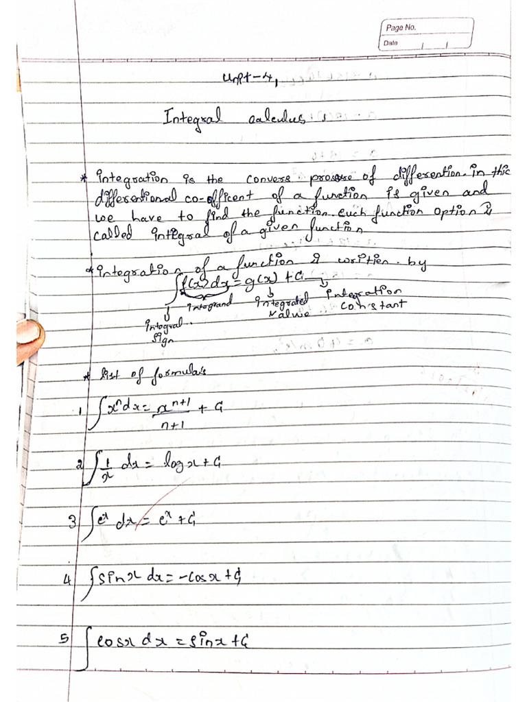 maths notes 4th chapter | PDF
