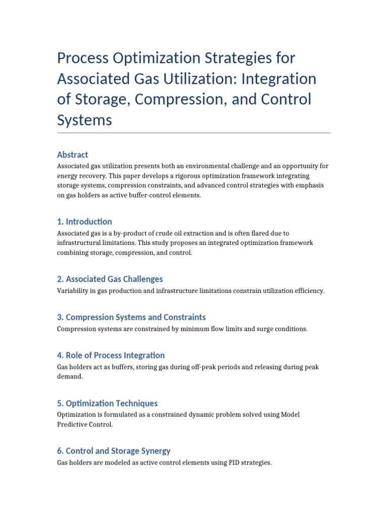 Full_Journal_Associated_Gas_Paper | PDF | Mathematical Optimization