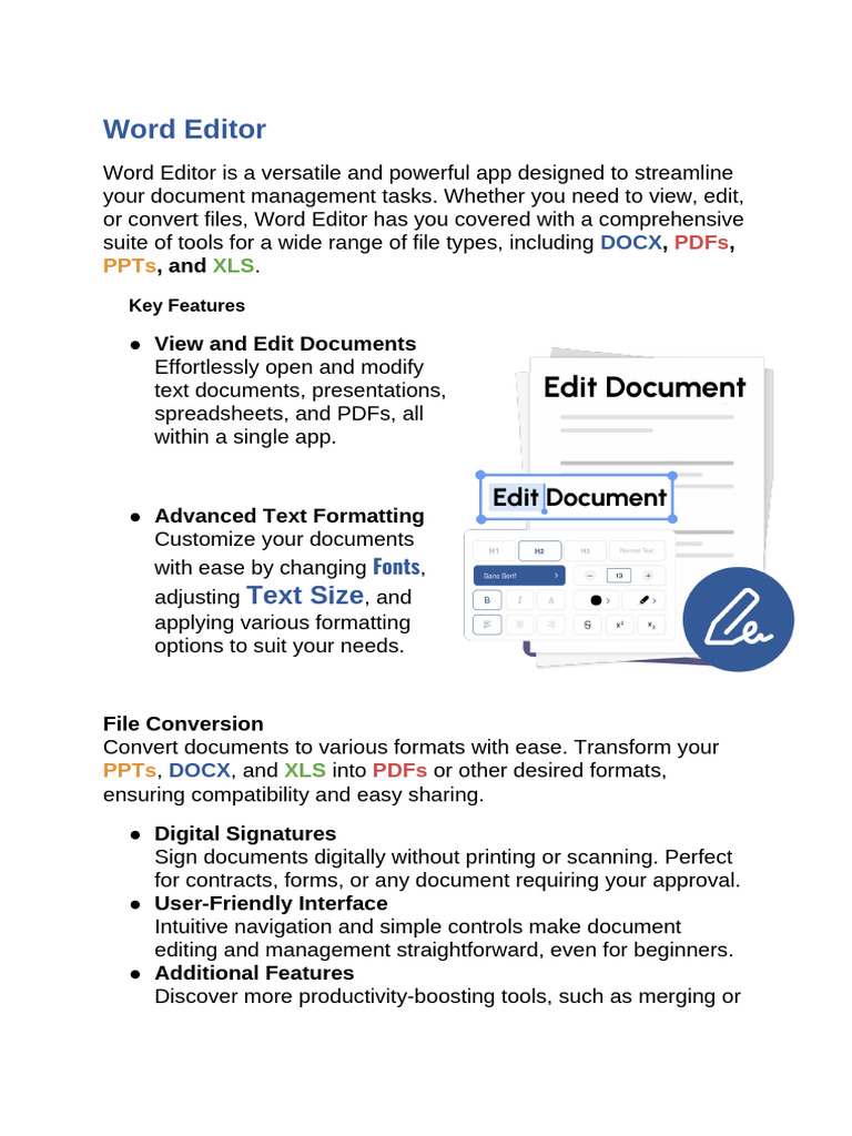 Getting Started With Word Editor | PDF