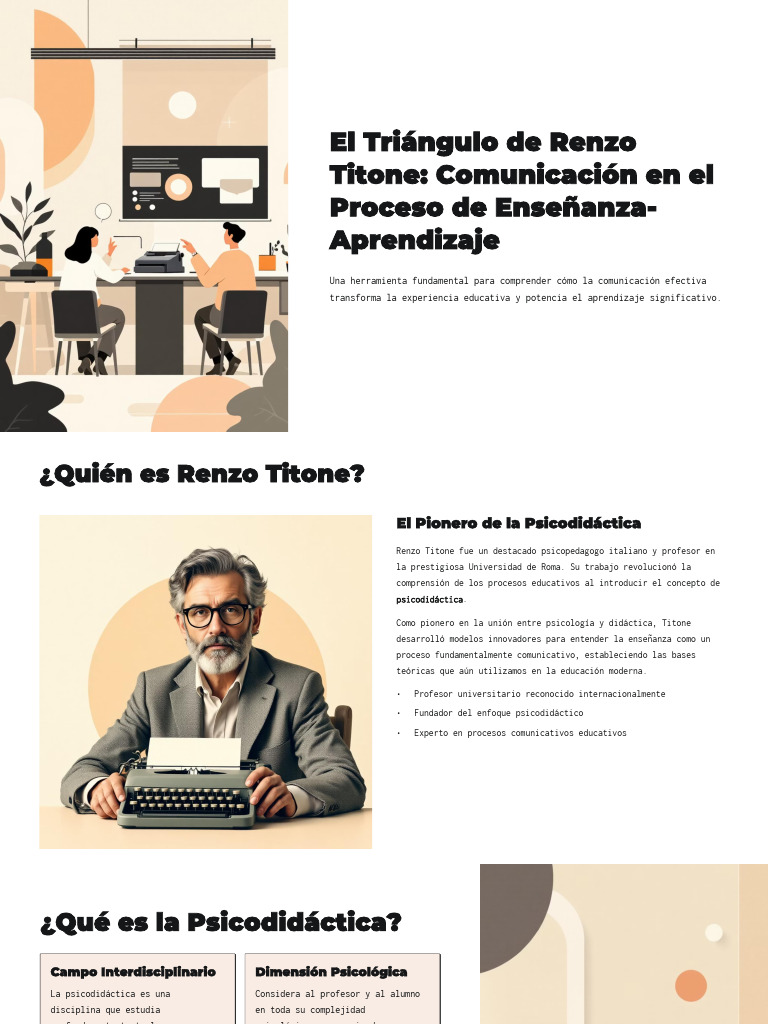 El Triangulo de Renzo Titone | PDF | Enseñando | Comunicación