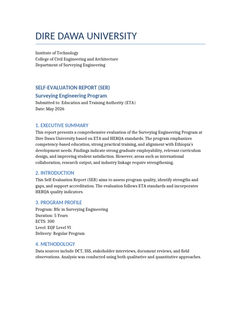Expanded SER Surveying Engineering | PDF | Quality Assurance | Evaluation