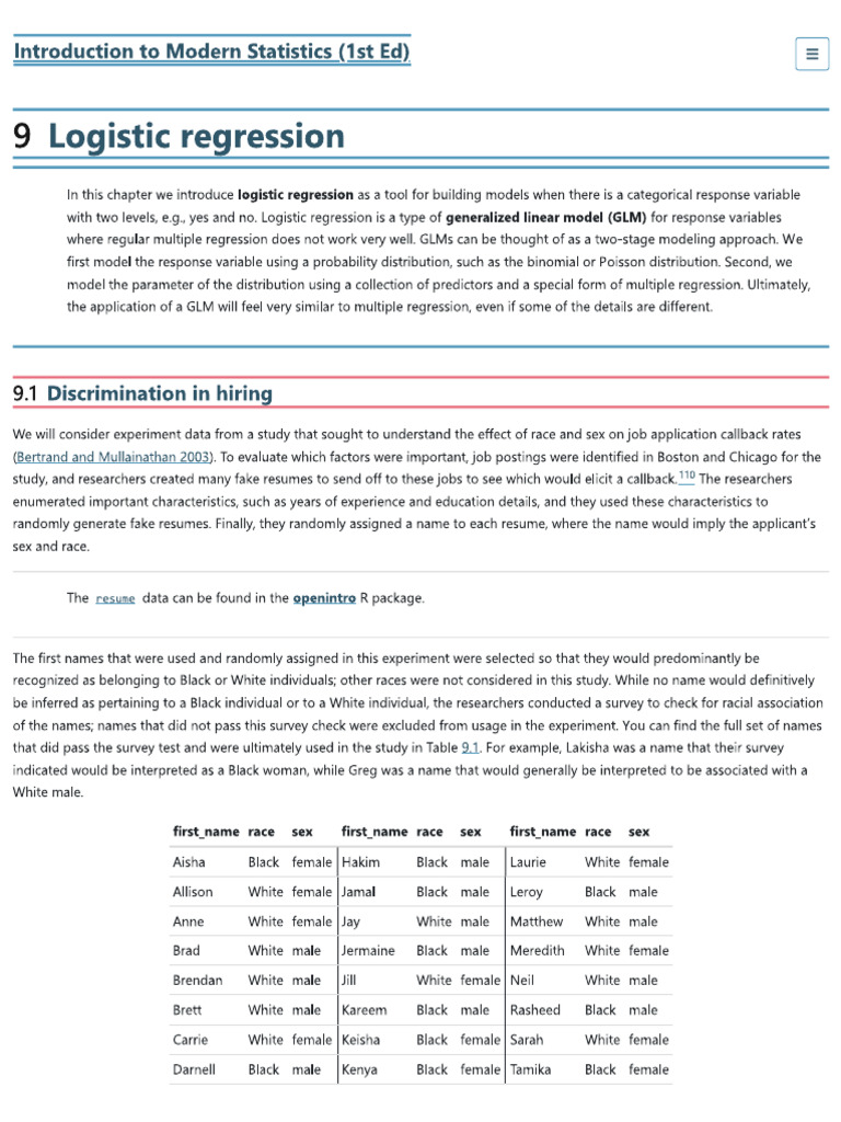 Logistic Regression With An Example | PDF