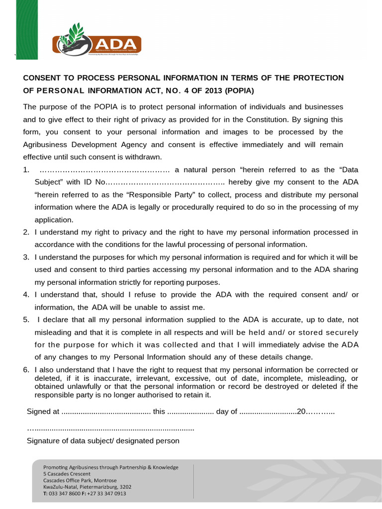 6.-POPIA-FORM_ADA_2025_1906 | PDF
