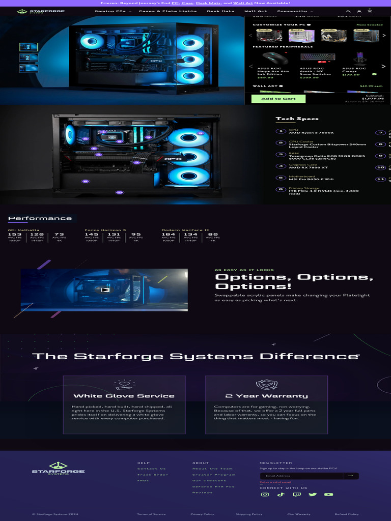 Navigator Prebuilt Gaming PC Starforge Systems | PDF | Personal ...