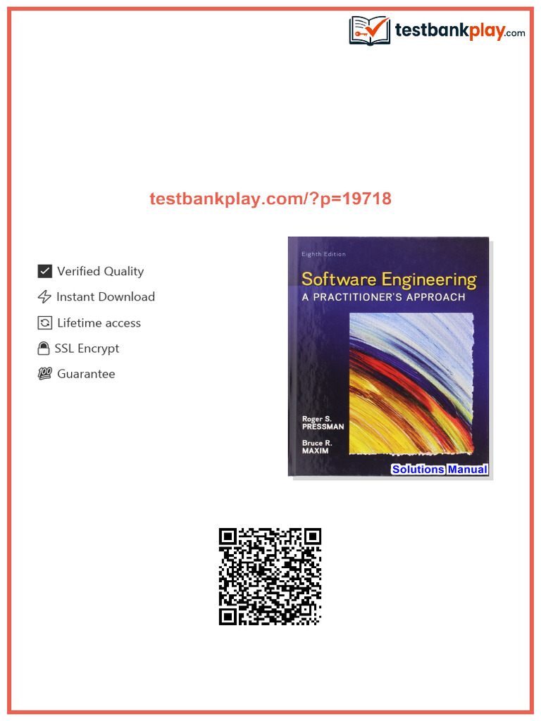 Software Engineering A Practitioners Approach 8th Edition Pressman ...