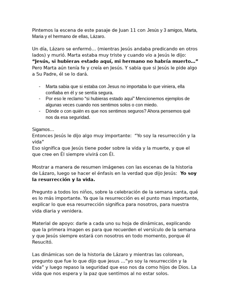 Yo Soy La Resurrección y La Vida | PDF