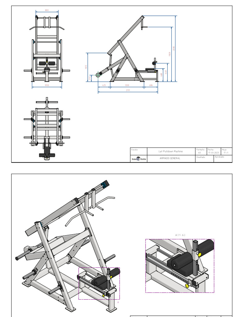 Lat Pulldown Machine | PDF