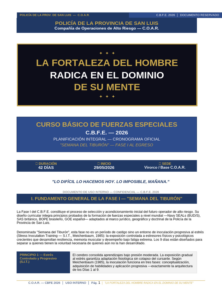 Cbfe Coar 2026 Oficial-1 | PDF | Estrés (biología) | Panes