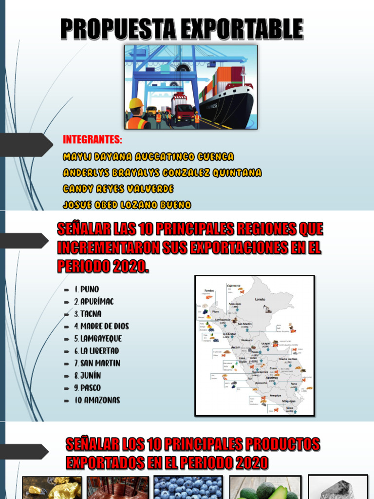 Grupo 5 - Propuesta Exportable | PDF