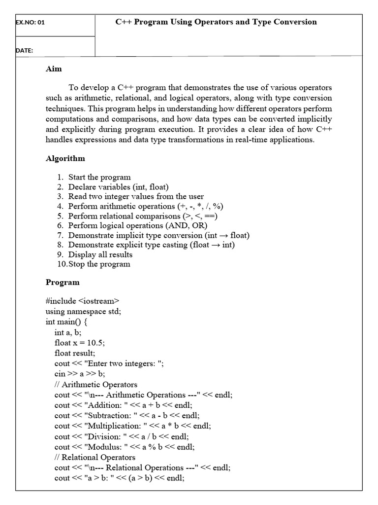 OOP LAB | PDF | C++ | Control Flow
