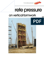 Concrete Pressure On Vertical Formwork