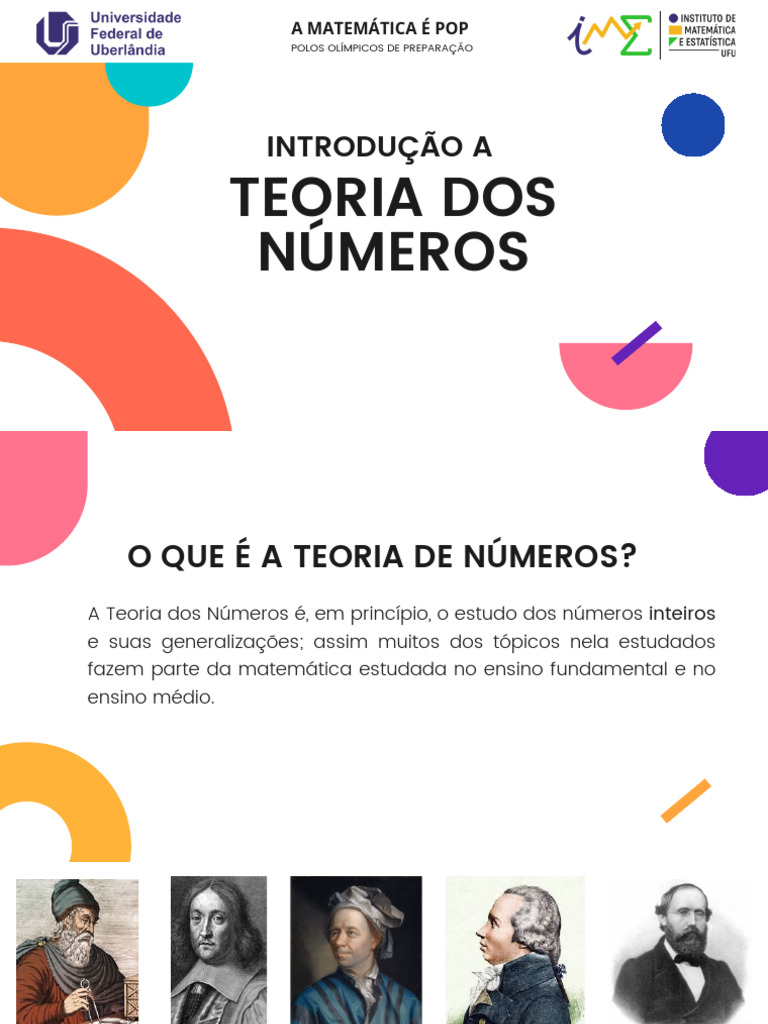 Teoria Dos Números - POP | PDF | Matemática | Números