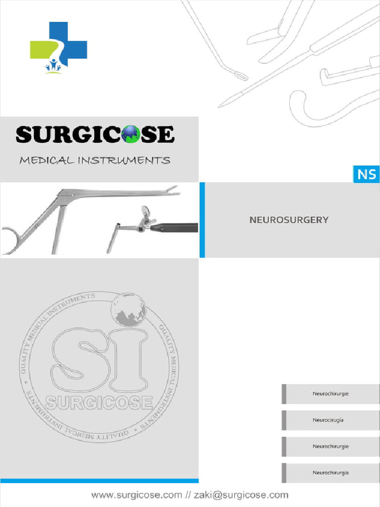 Surgicose neurosurgery instruments names | PDF