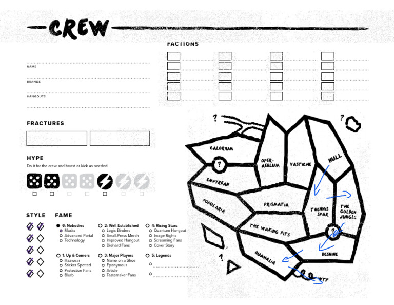 Crew Sheet | PDF