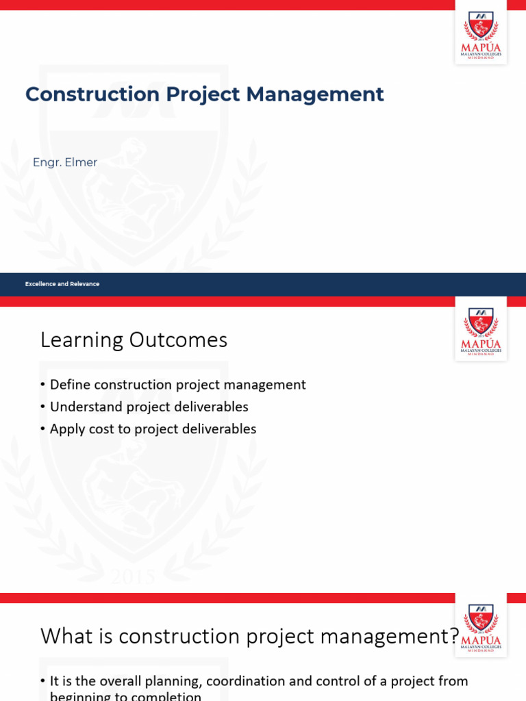 3. Construction Project Management | PDF | Project Management | Business