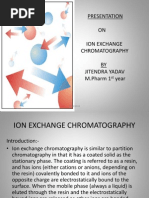 Download Ion Exchange Chromatography Final Ppt by Jitendra Yadav SN103676940 doc pdf