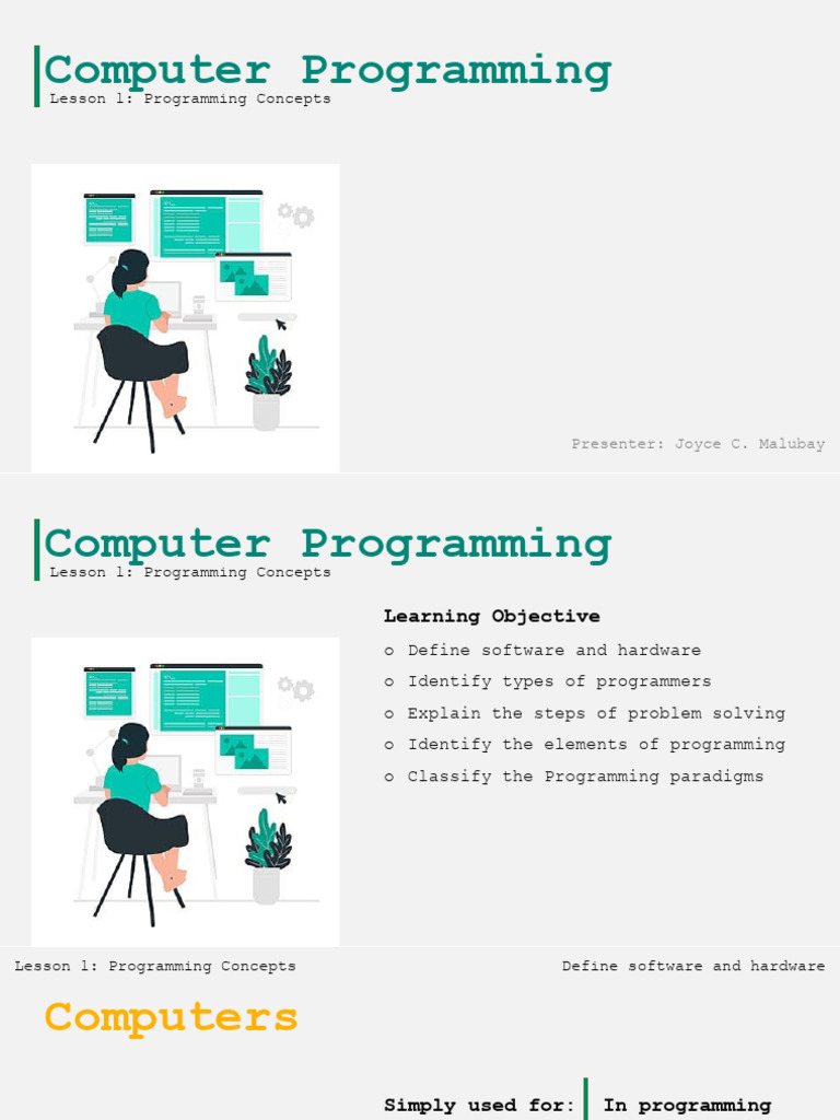 01-Lesson-Students-Copy-PROGRAMMING-CONCEPTS | PDF | Computer ...