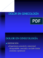 Dolor en Ginecología