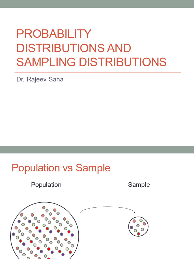 unit 4_lecture 2_Probability and Sampling Distributions_R1 | PDF ...