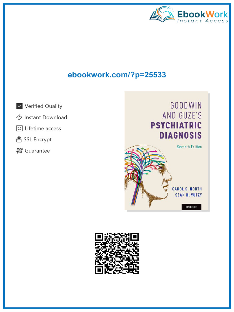 Goodwin and Guze's Psychiatric Diagnosis 7th Edition Carol S. North ...