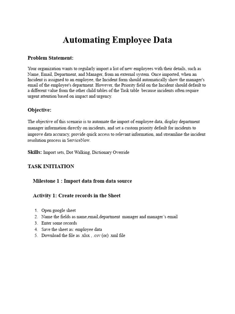 Automating Employee Data Import | PDF | Software | Computing