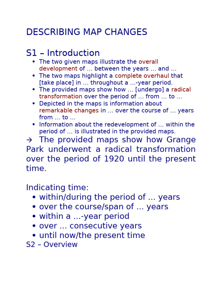 Describing Map Changes_703 | PDF